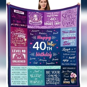 40th Birthday Blanket